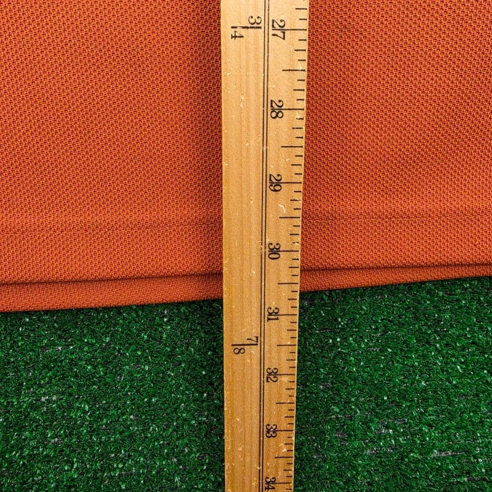 Vintage Texas Longhorns Nike Team Dri Fit Polo Shirt Mens XL Orange NCAA Logo - Picture 7 of 10